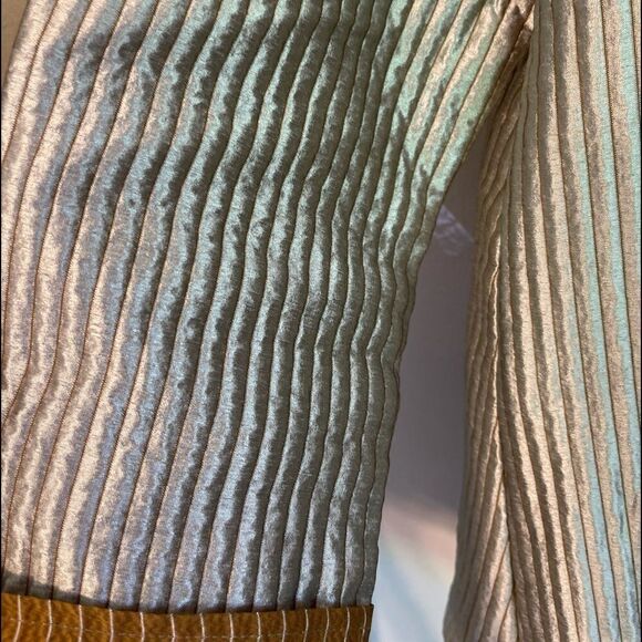 I.C. BY CONNIE K Silver Asymmetrical Single Button Closure Blazer Jacket… - Picture 10 of 13